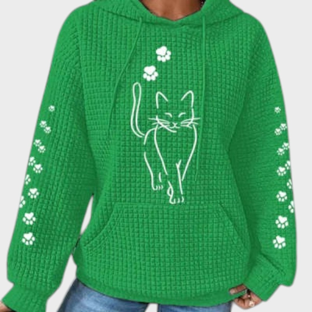 Fatinha™ | Maglione con Stampa di Gatto