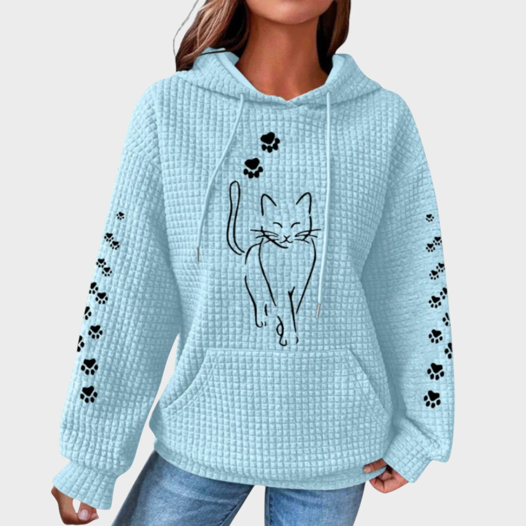 Fatinha™ | Maglione con Stampa di Gatto