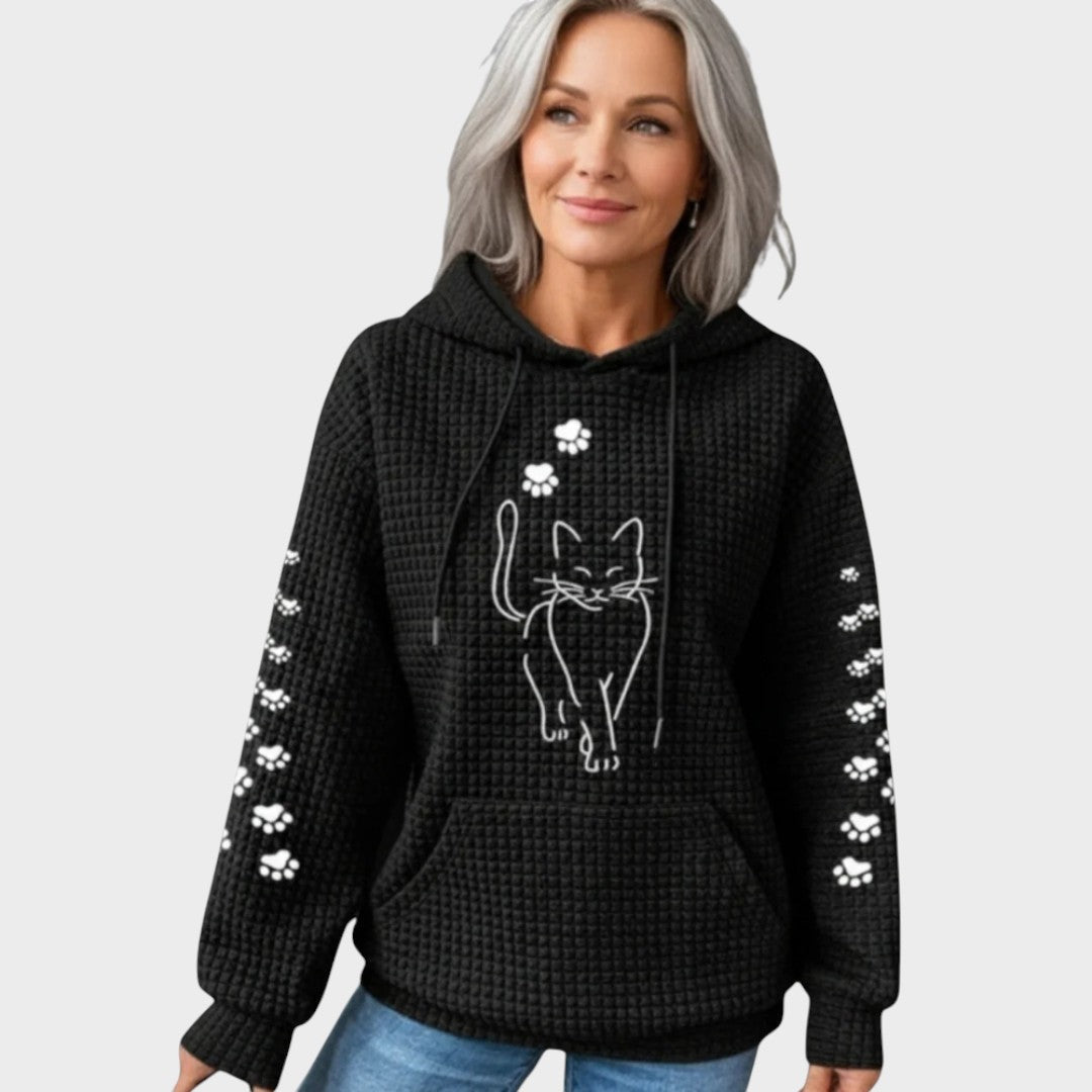 Fatinha™ | Maglione con Stampa di Gatto
