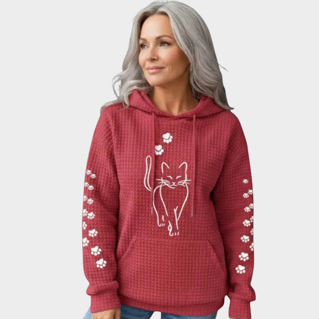 Fatinha™ | Maglione con Stampa di Gatto
