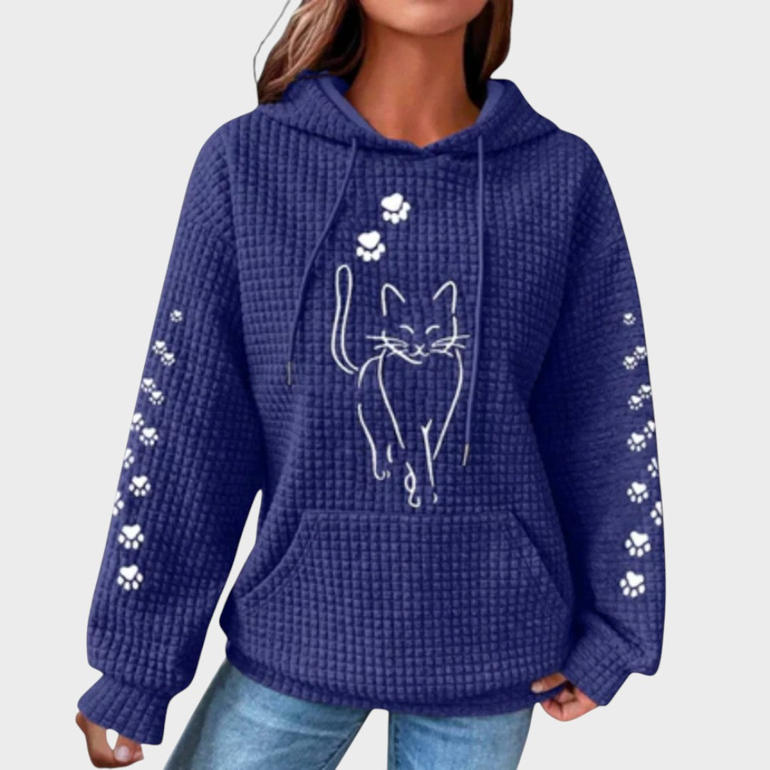 Fatinha™ | Maglione con Stampa di Gatto