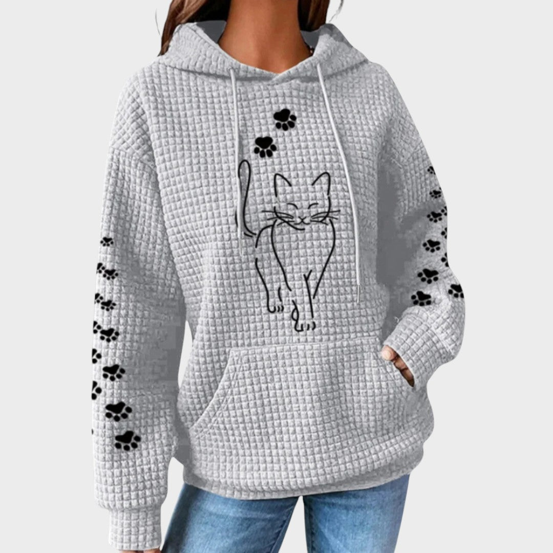 Fatinha™ | Maglione con Stampa di Gatto