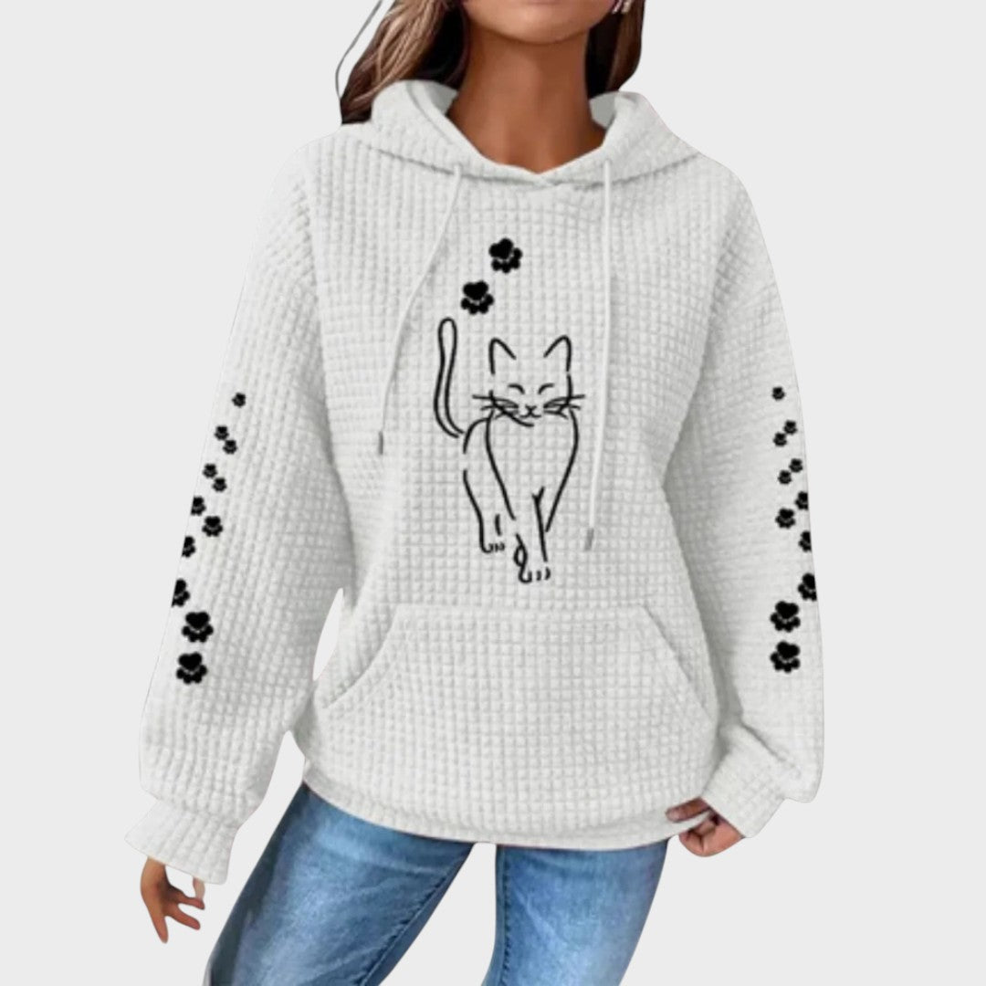Fatinha™ | Maglione con Stampa di Gatto