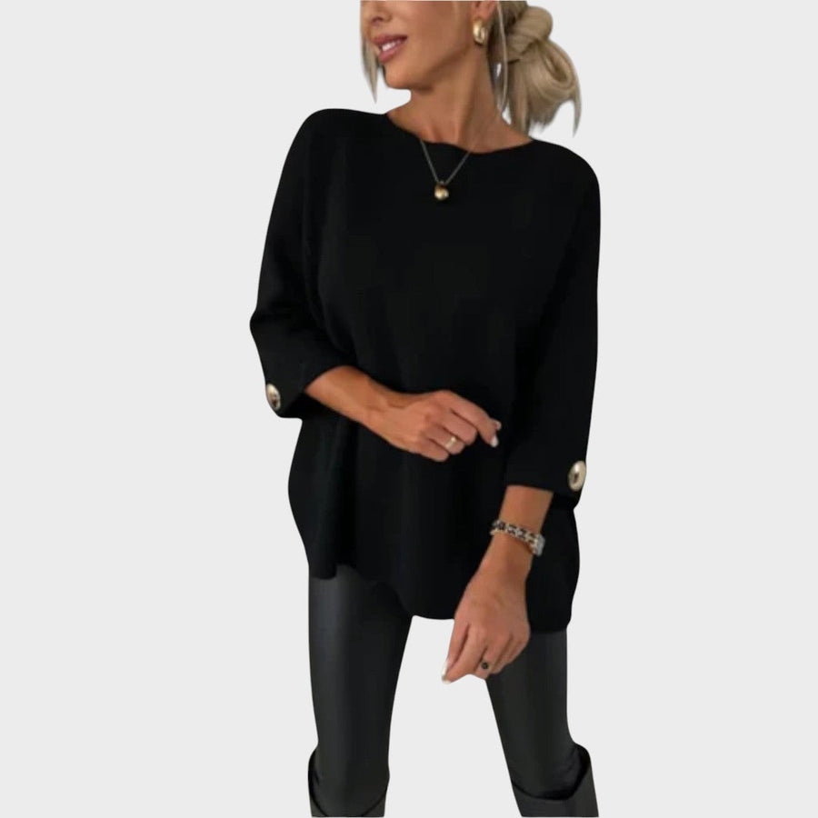 Adelaide™ | Maglione a Maglia con Bottoni