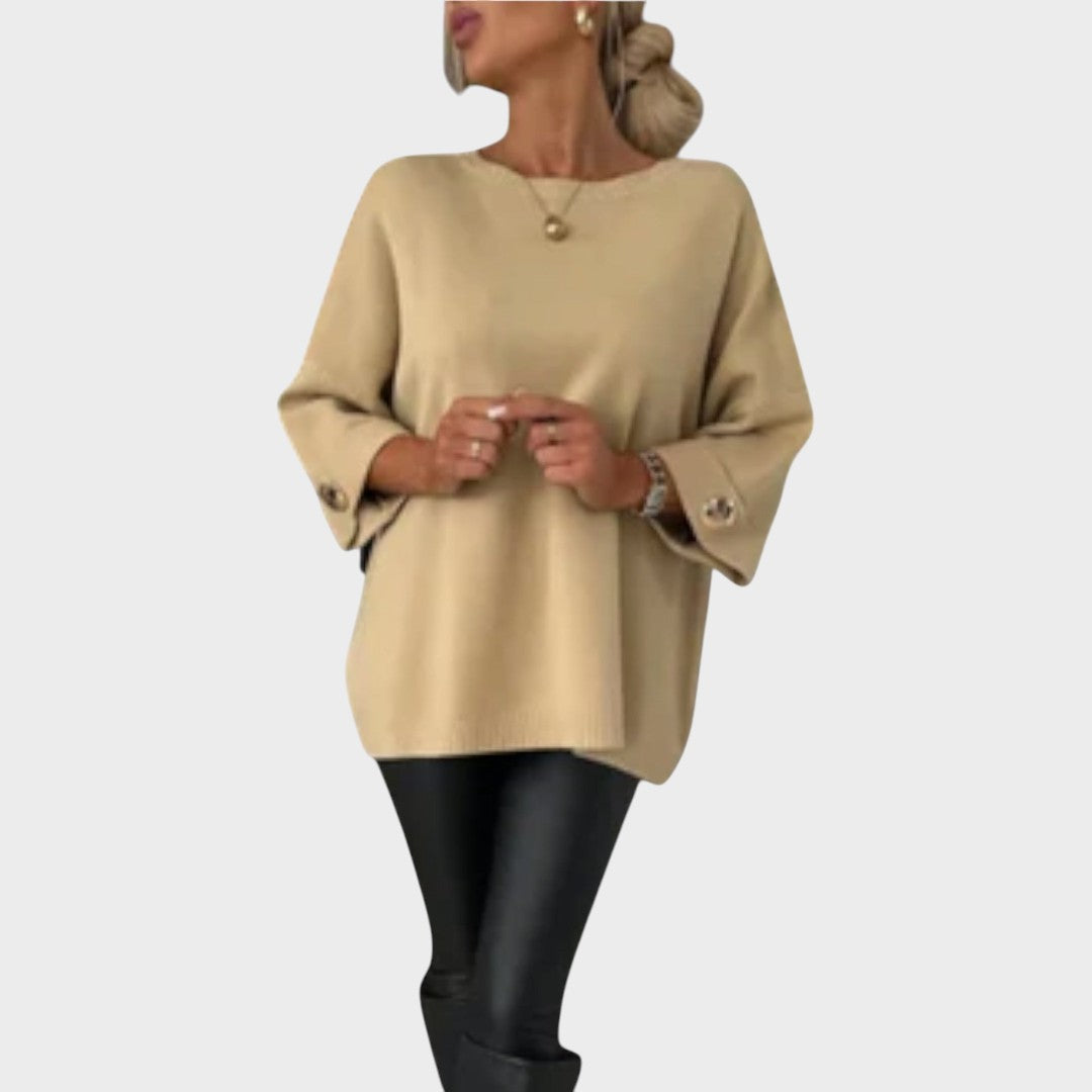 Adelaide™ | Maglione a Maglia con Bottoni