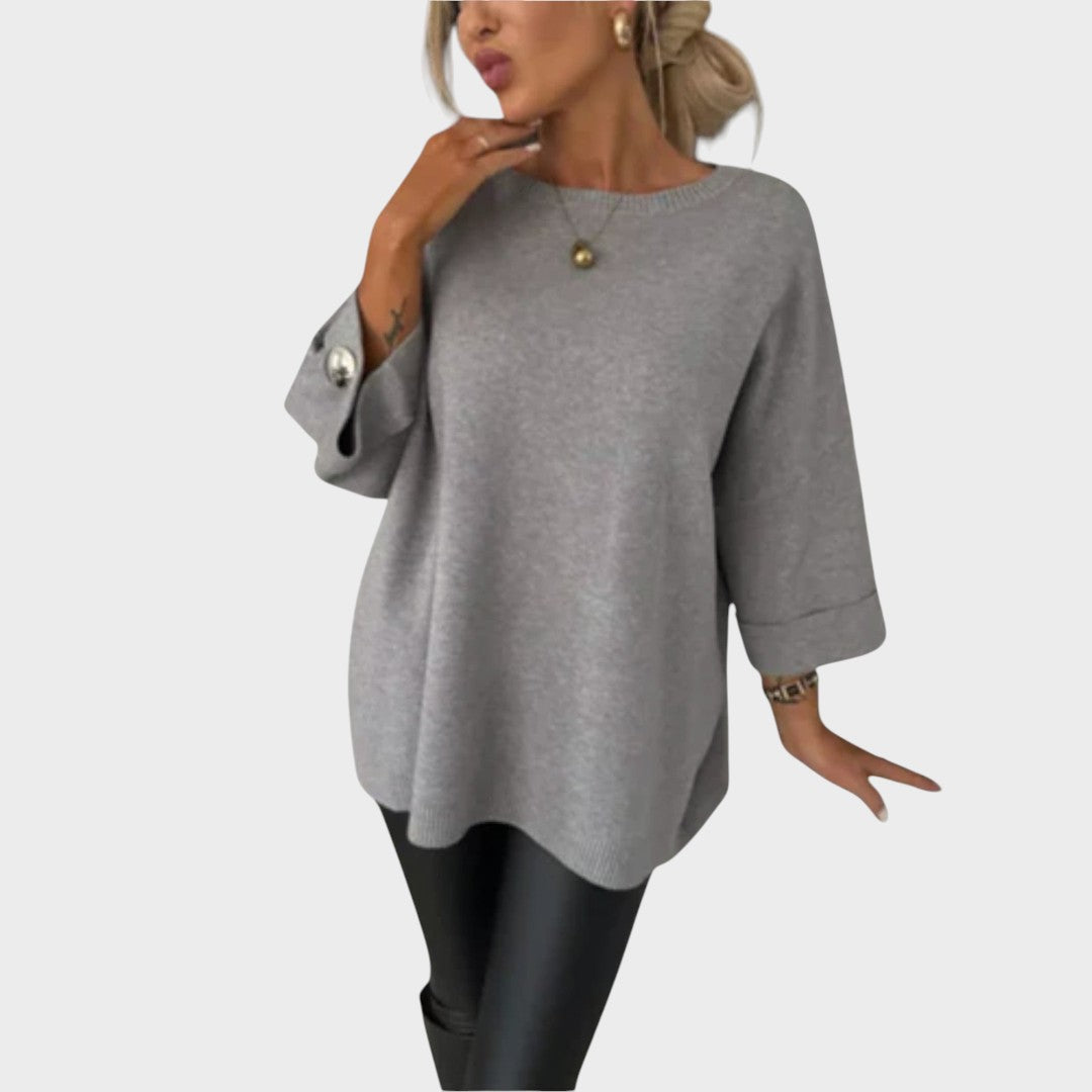 Adelaide™ | Maglione a Maglia con Bottoni