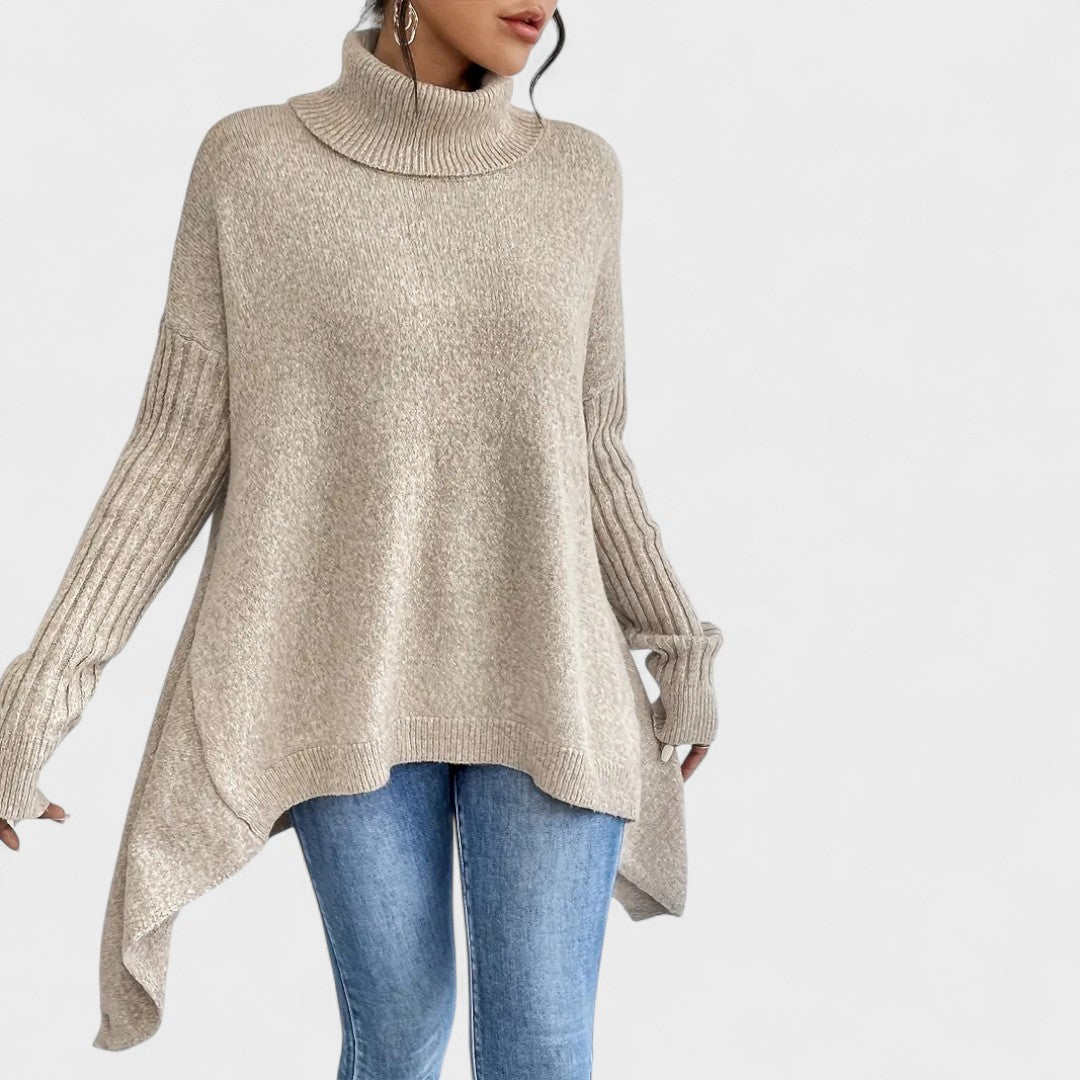 Adela™ | Maglione largo con collo alto