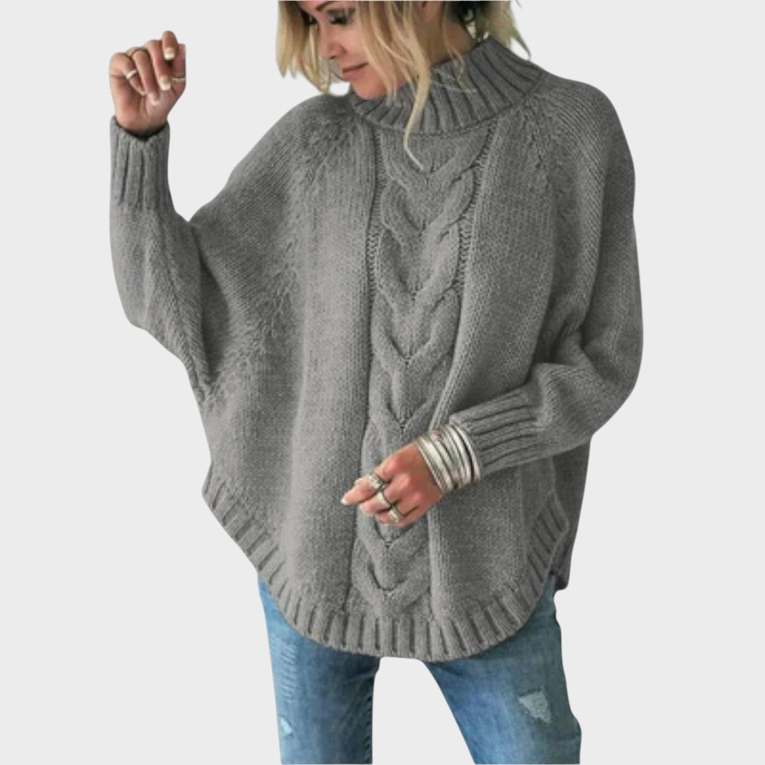 Vanessa™ | Maglione a Treccia con Collo