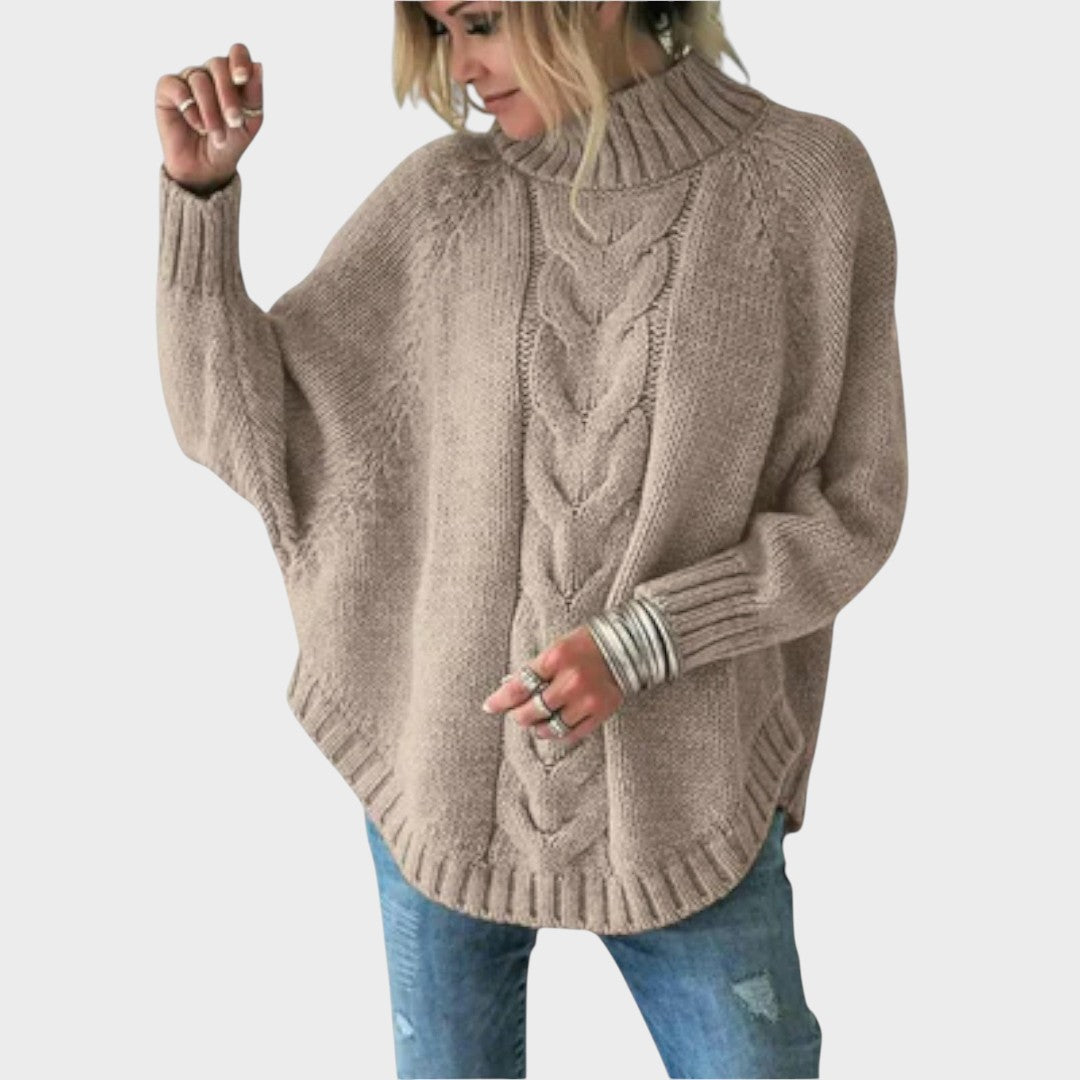 Vanessa™ | Maglione a Treccia con Collo