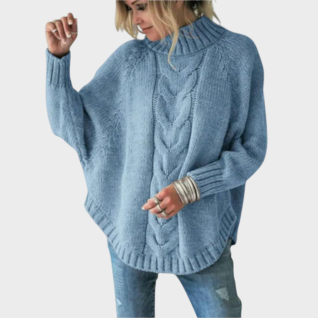 Vanessa™ | Maglione a Treccia con Collo