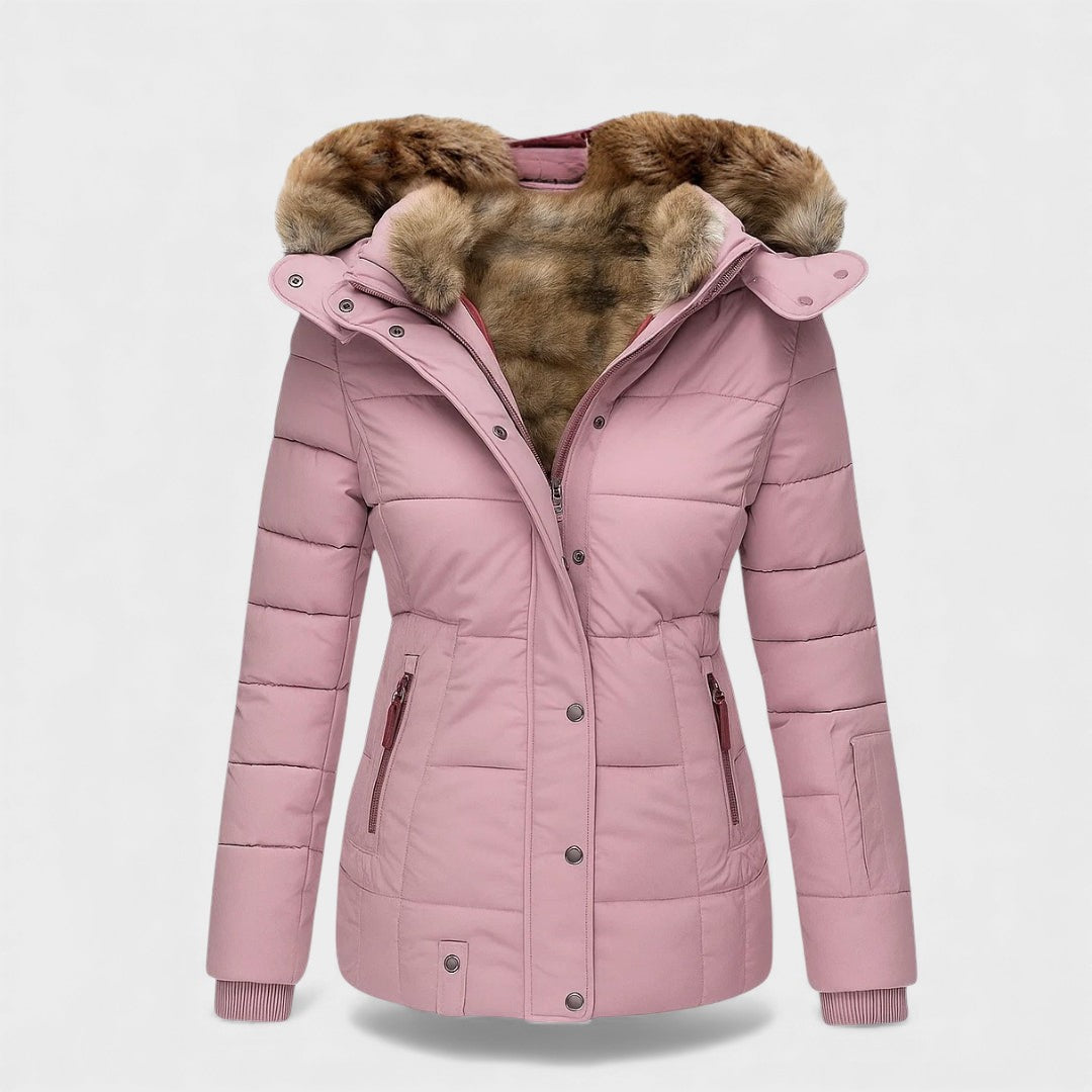 Alba™ | Cappotto invernale con fodera in pelliccia