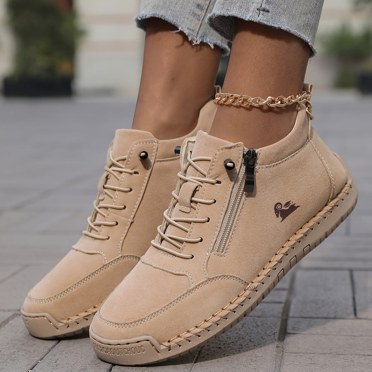 Noemi | Sneakers Ortopediche con Cerniera