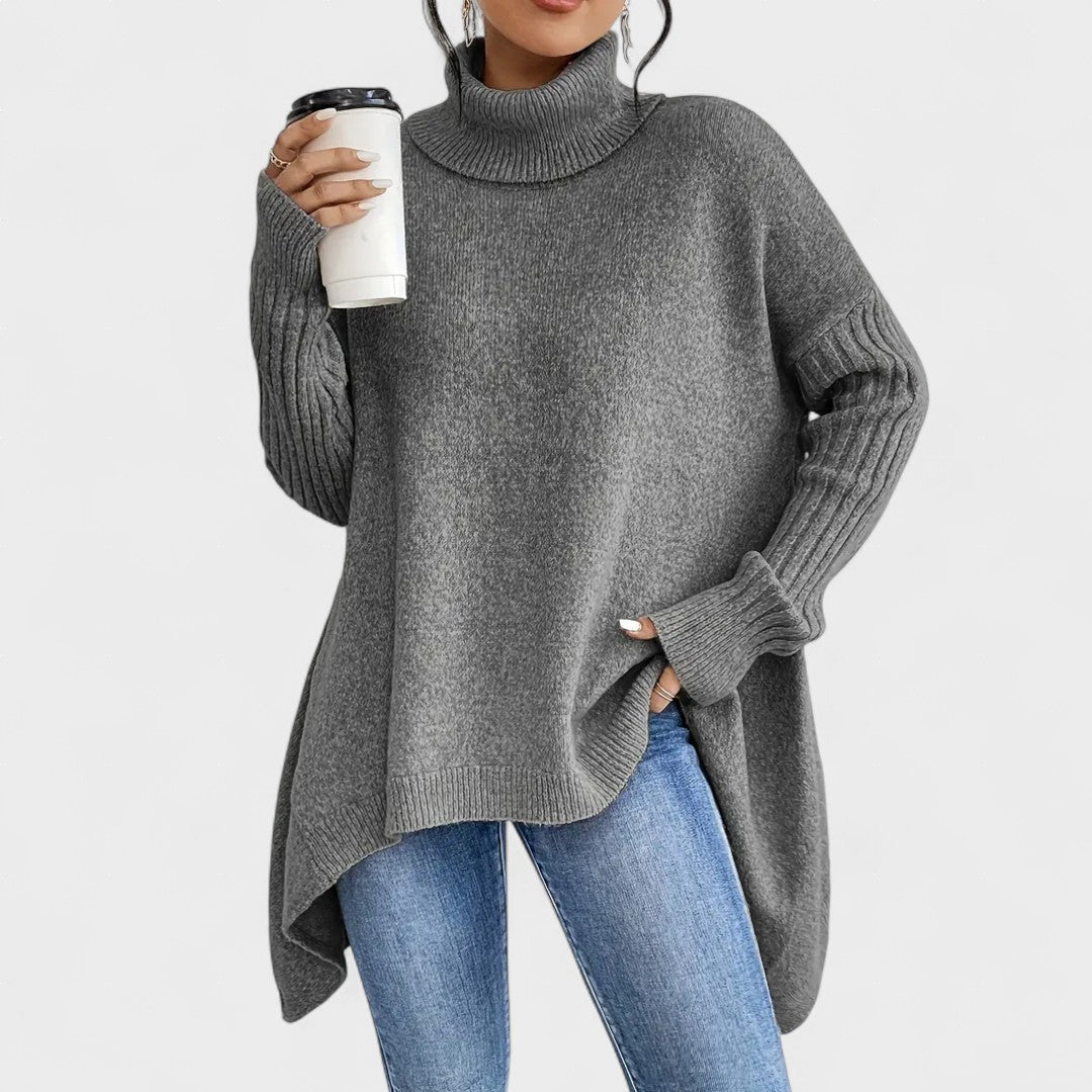 Adela™ | Maglione largo con collo alto