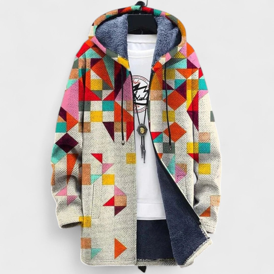 Alondra™ | Cardigan artistico con stampa unica