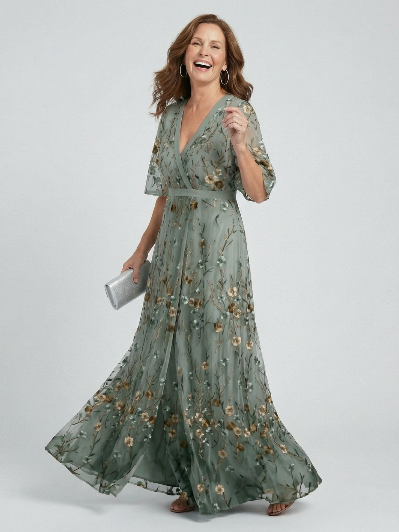 Selora | Maxi Ricamato Floreale