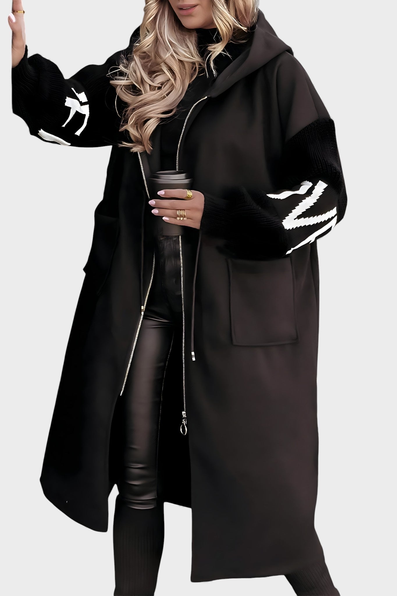 Patricia™ | Elegante cappotto-cardigan con cappuccio