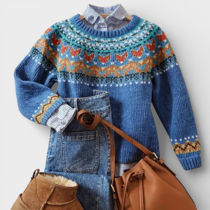 Eugenia™ | Maglione vintage a maglia