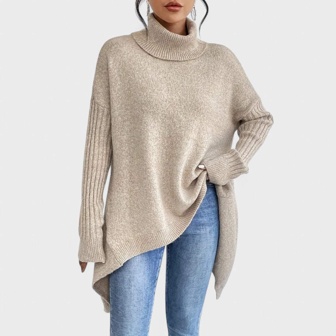 Adela™ | Maglione largo con collo alto