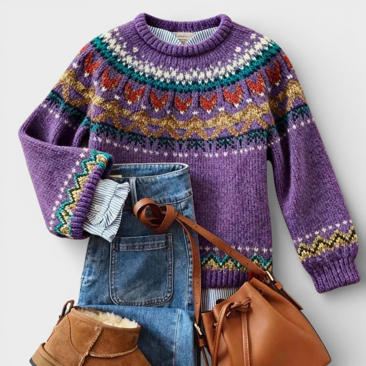 Eugenia™ | Maglione vintage a maglia