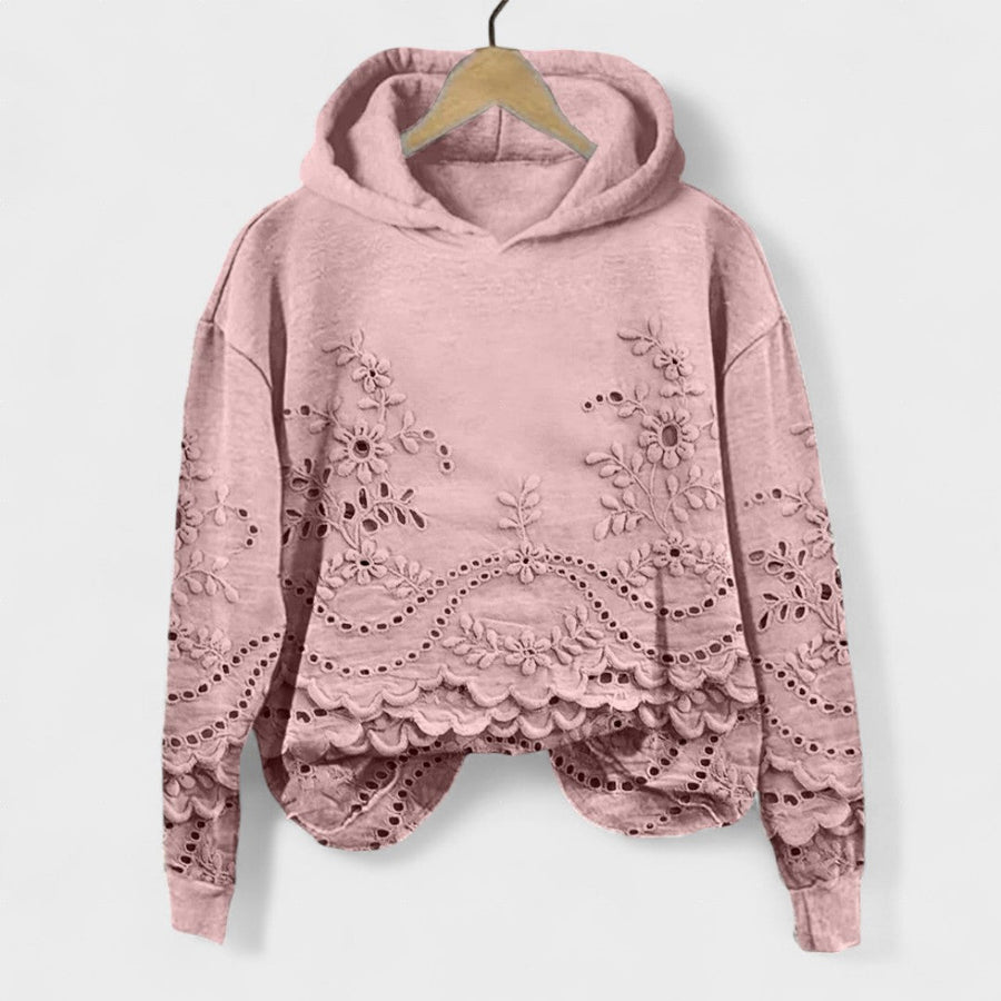 Rosaura™ | Maglione con dettagli in pizzo