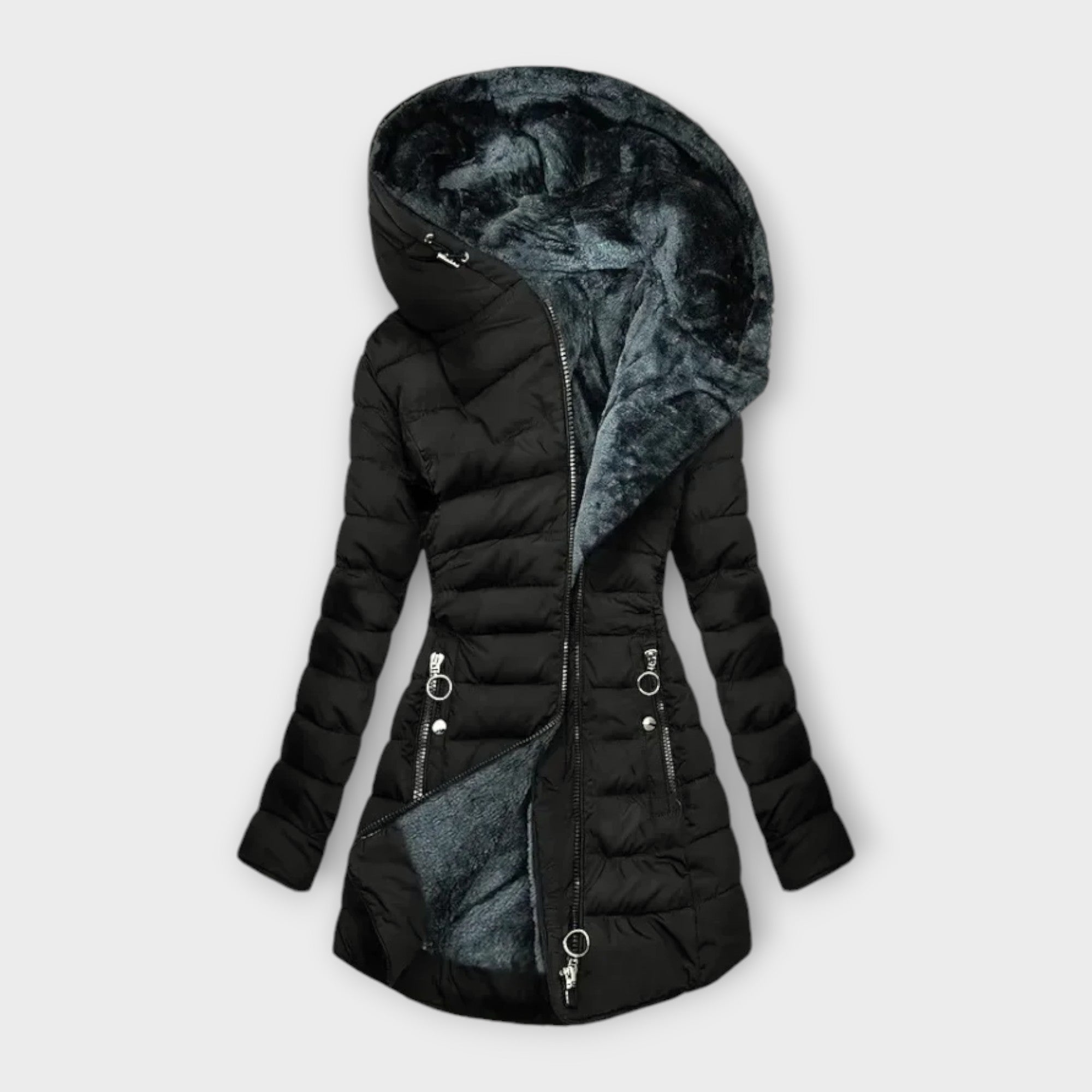 Isidora™ | Cappotto in pelliccia sintetica caldo ed elegante