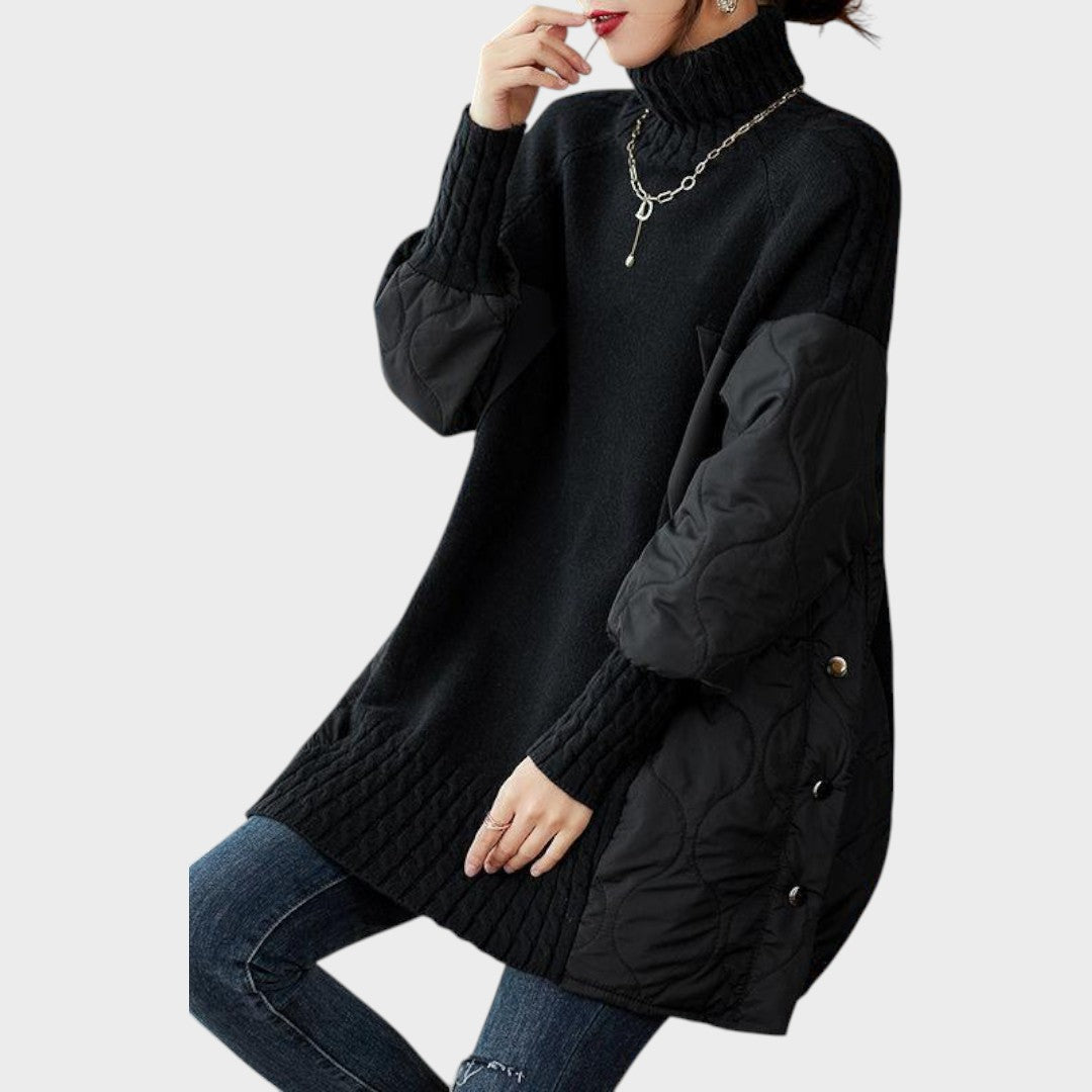 Sarah™ | Maglione Oversize con Collo Alto