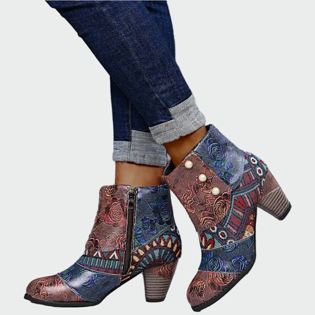 Adriana | Stivali Ortopedici Impermeabili dallo Stile Boho