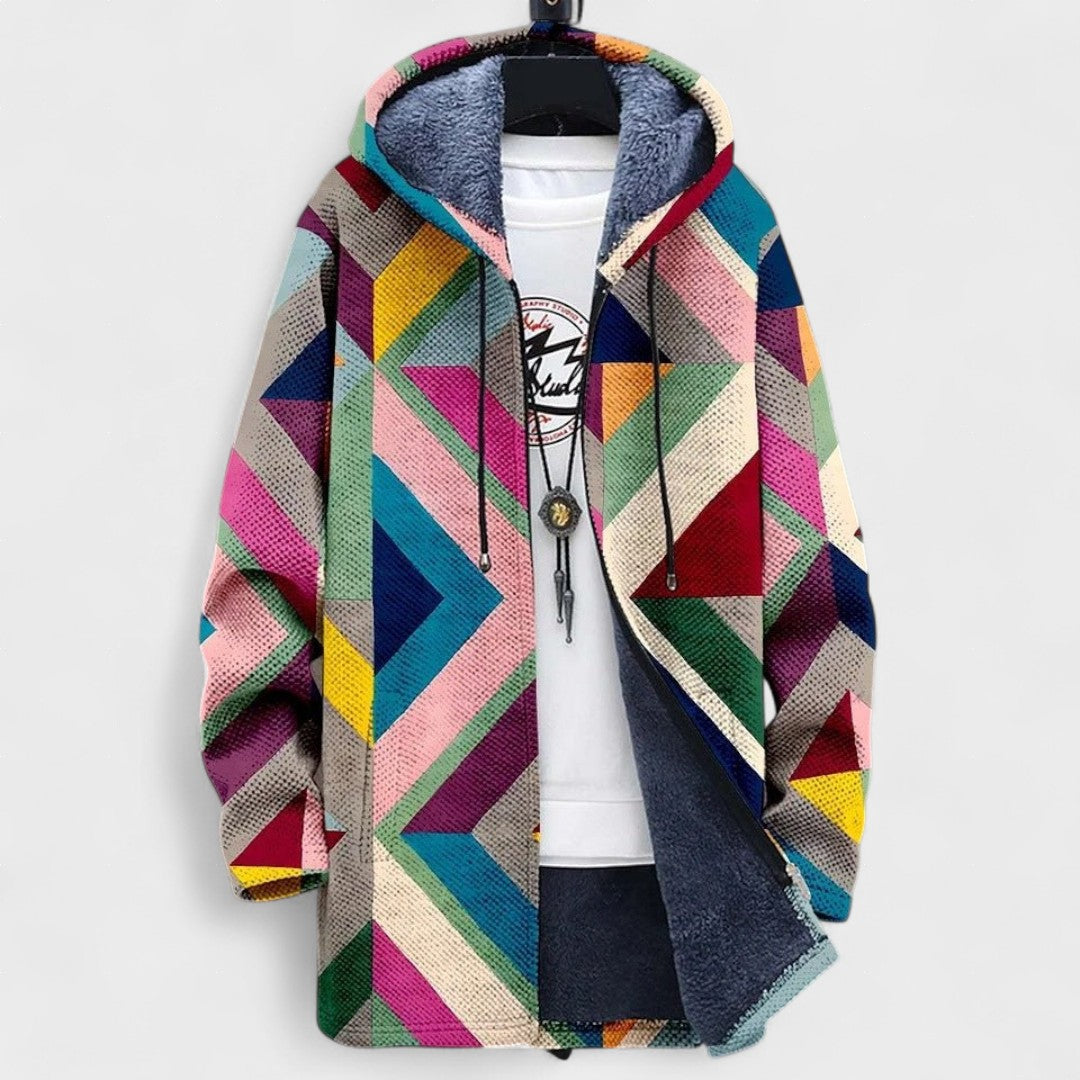 Alondra™ | Cardigan artistico con stampa unica