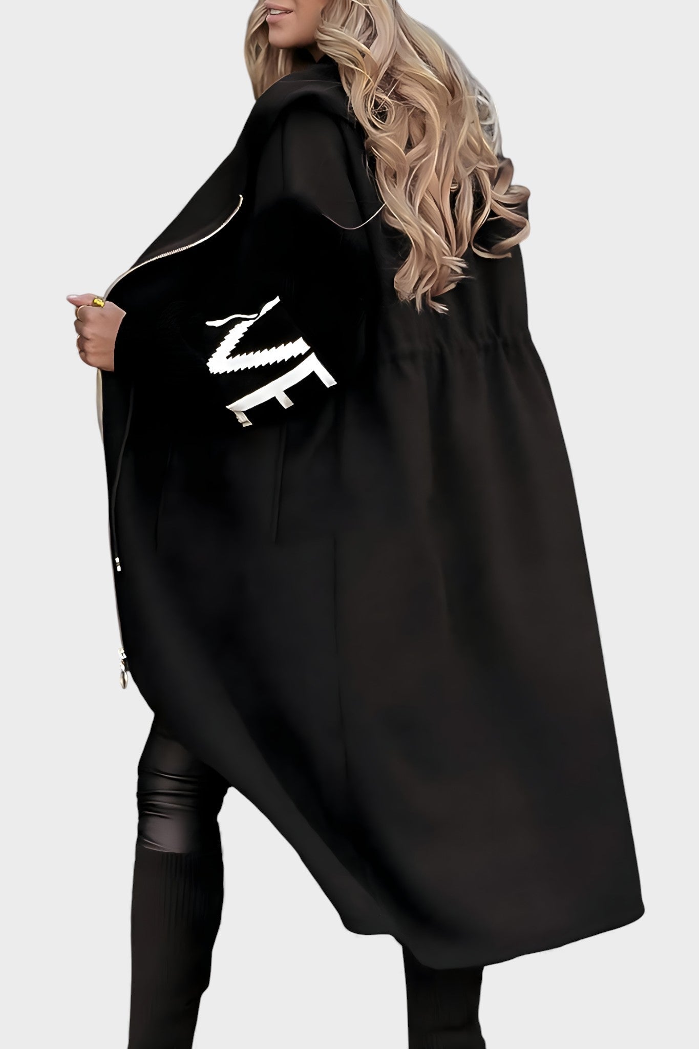 Patricia™ | Elegante cappotto-cardigan con cappuccio
