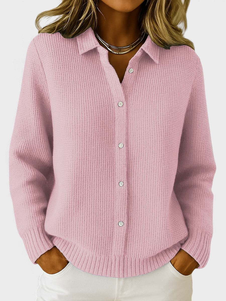 Lucía™ | Cardigan classico a maglia con bottoni