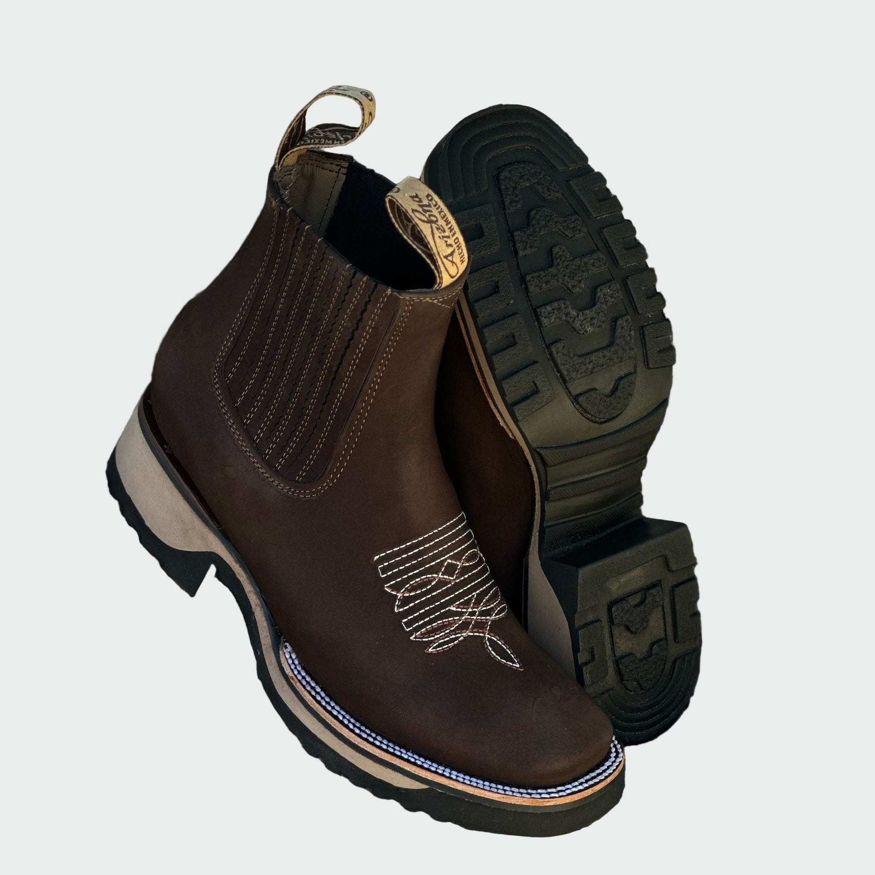 Ana | Stivali da Cowboy Marroni Eleganti e Resistenti
