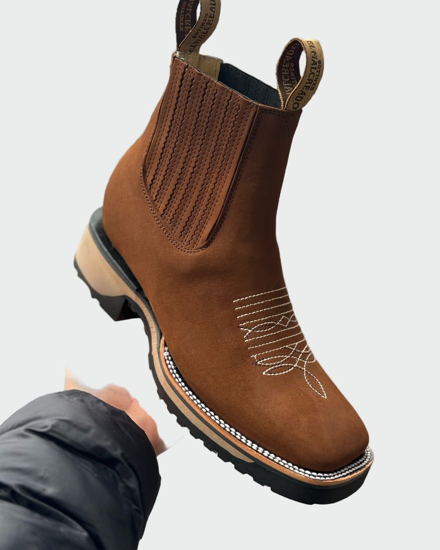 Ana | Stivali da Cowboy Marroni Eleganti e Resistenti