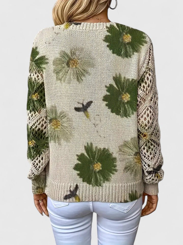 Antonia™ | Maglione elegante con stampa floreale