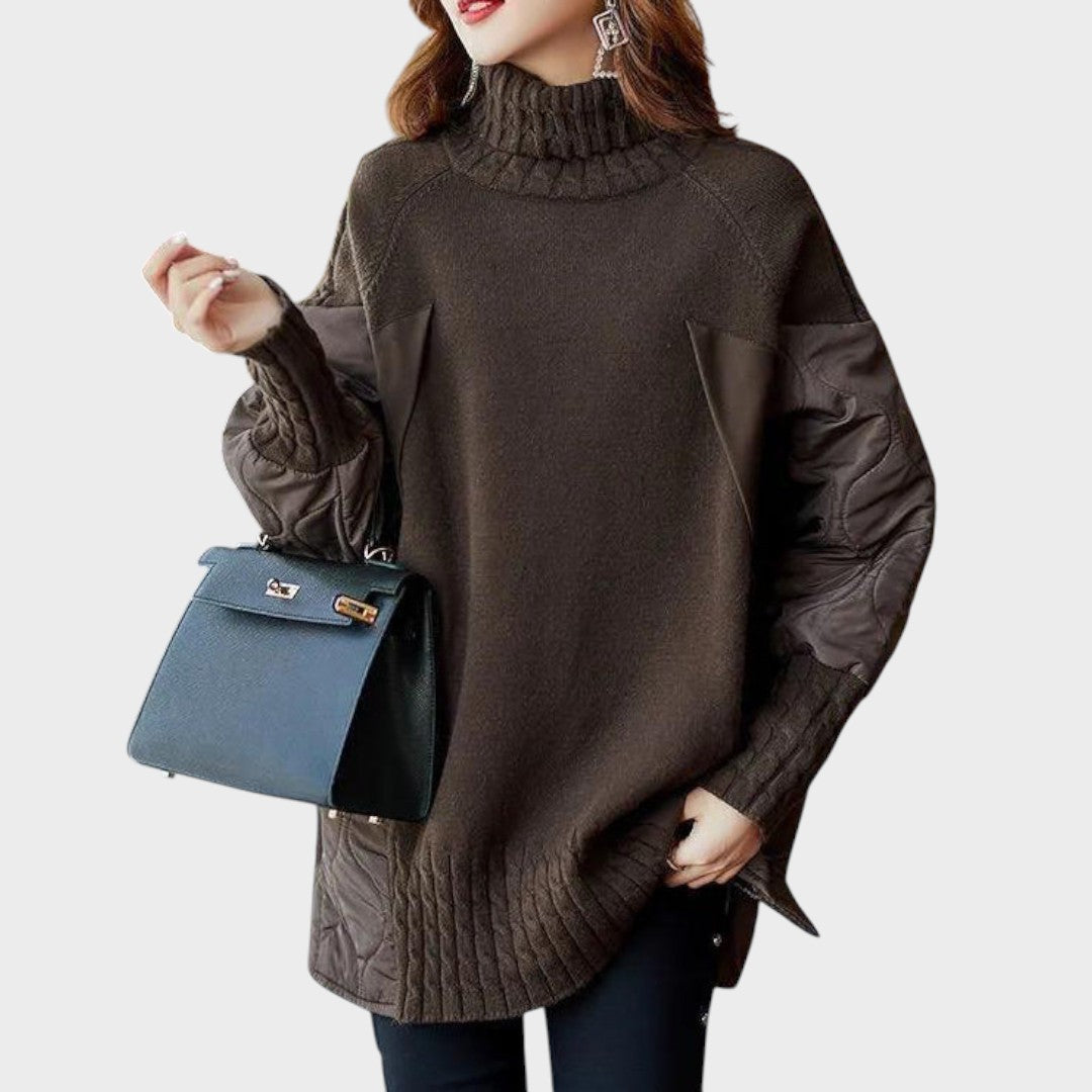 Sarah™ | Maglione Oversize con Collo Alto