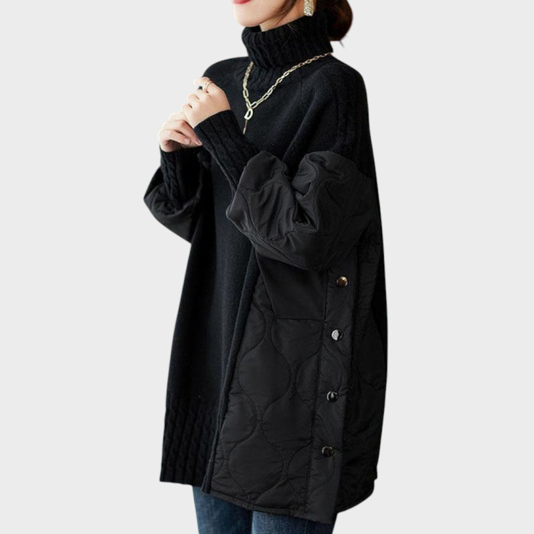 Sarah™ | Maglione Oversize con Collo Alto