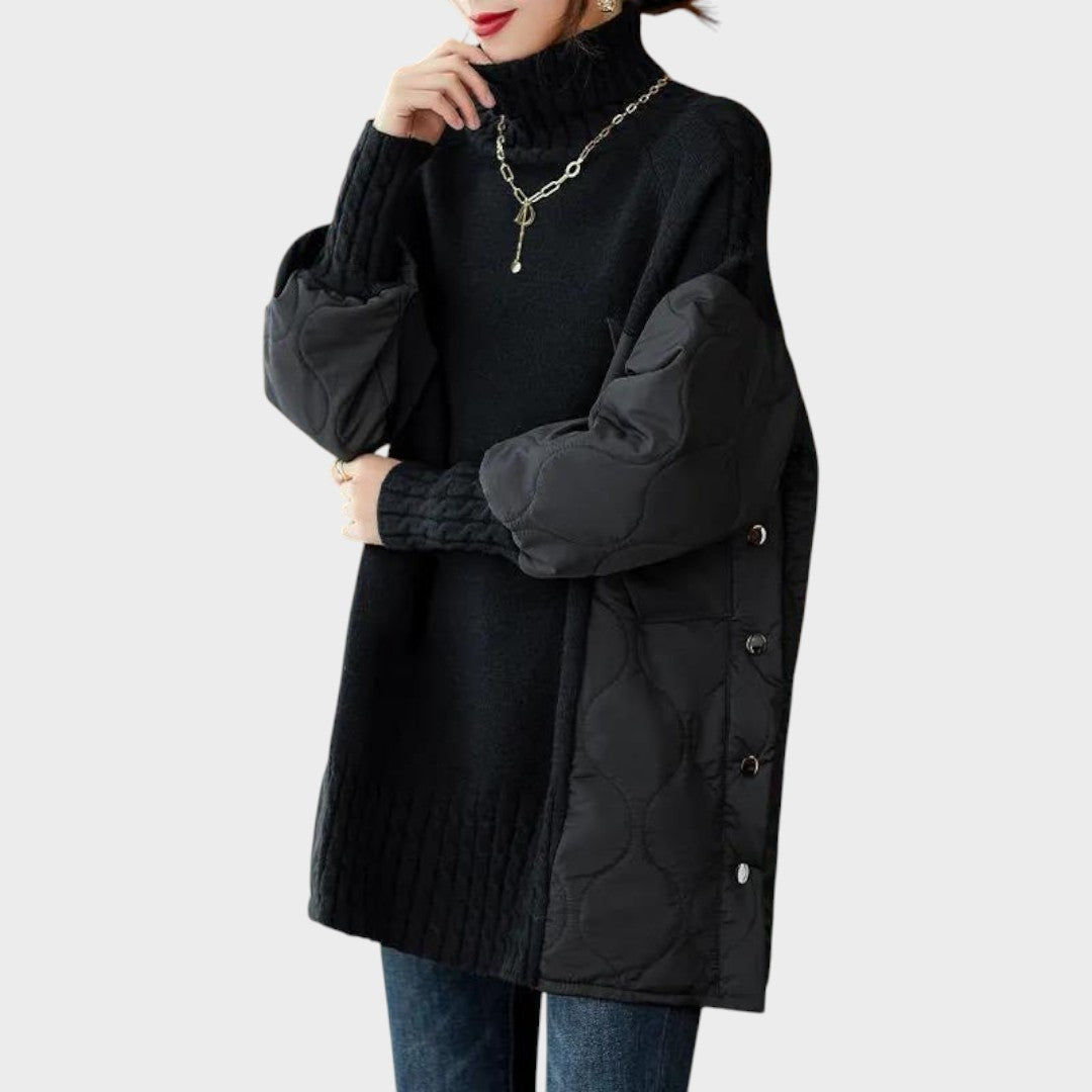 Sarah™ | Maglione Oversize con Collo Alto