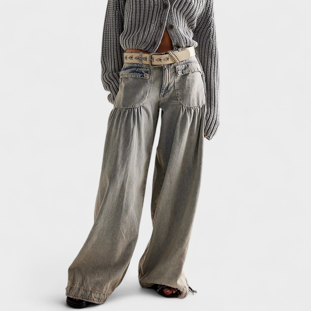 Raquel™ | Jeans eleganti a gamba fluida