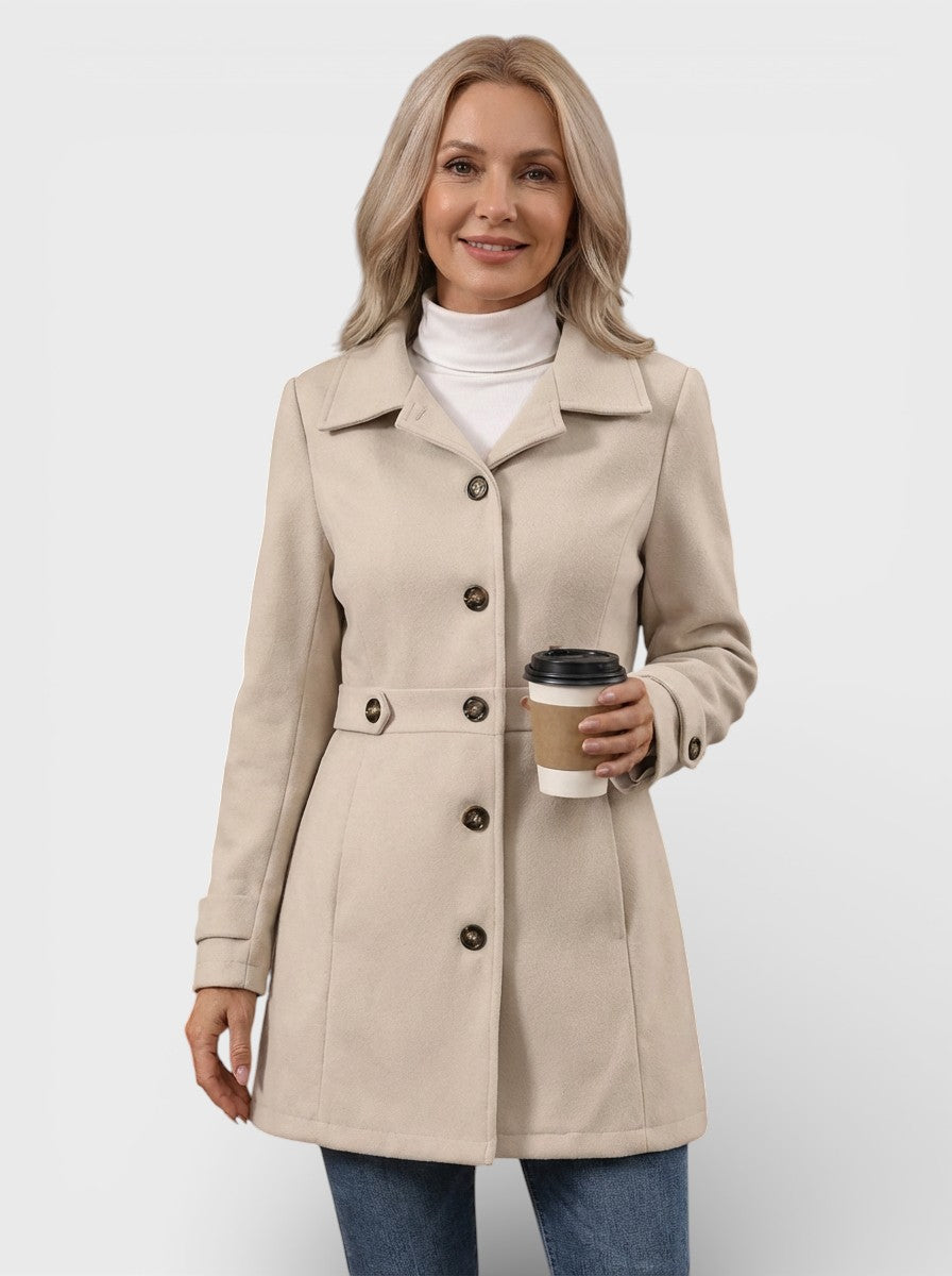 Isabel™ | Cappotto in lana comodo e senza tempo