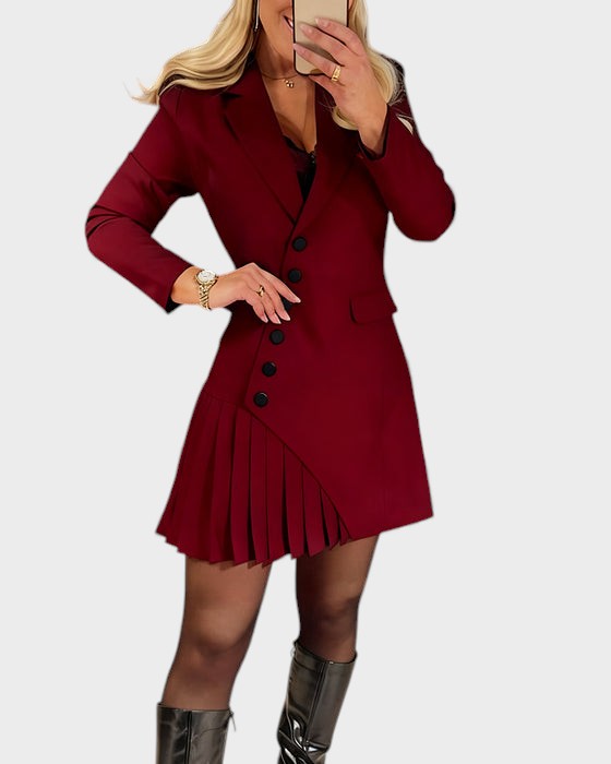 Lucía™ | Abito blazer elegante con colletto