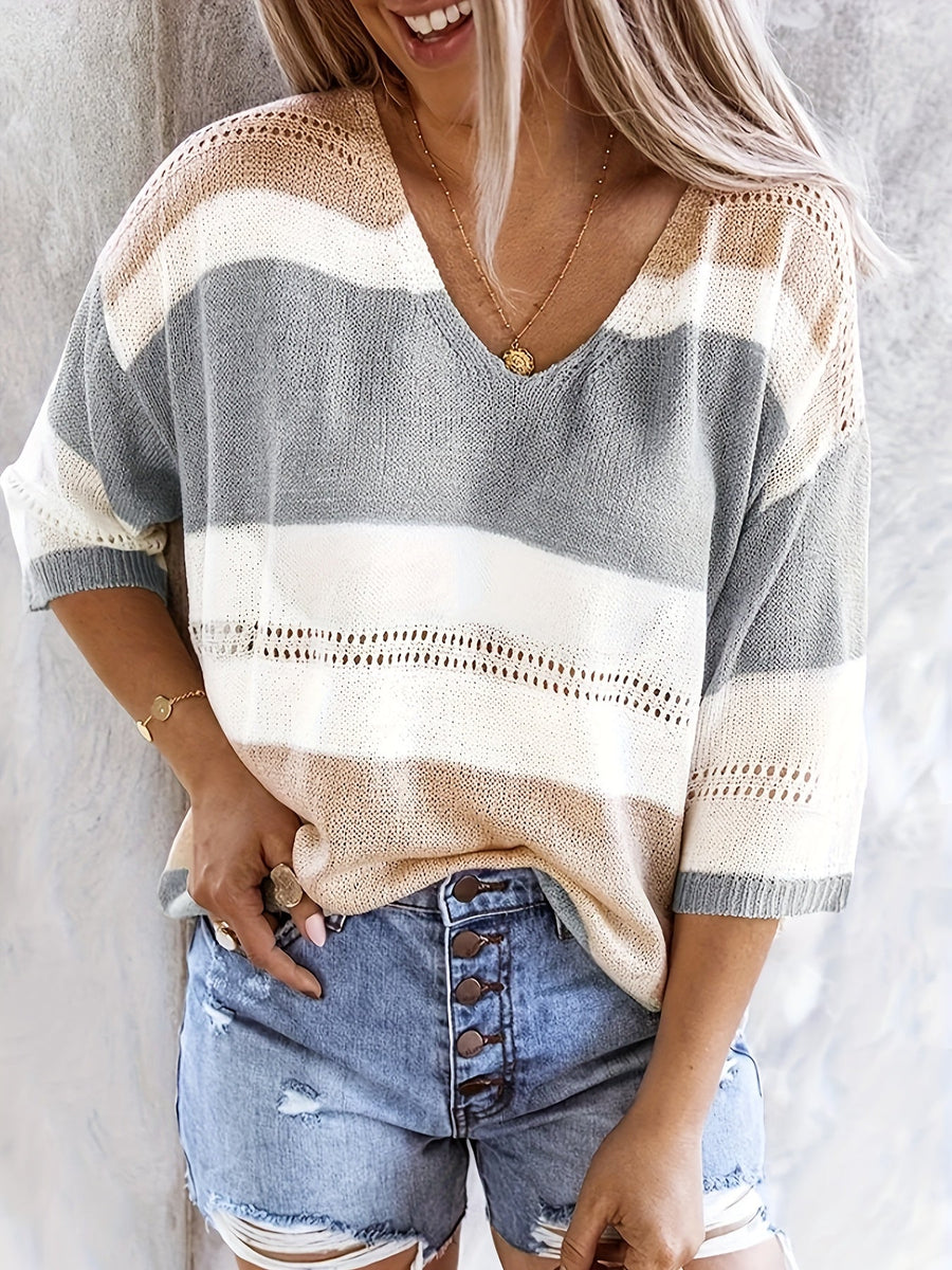Tatiana™ | Maglione con Scollatura a V