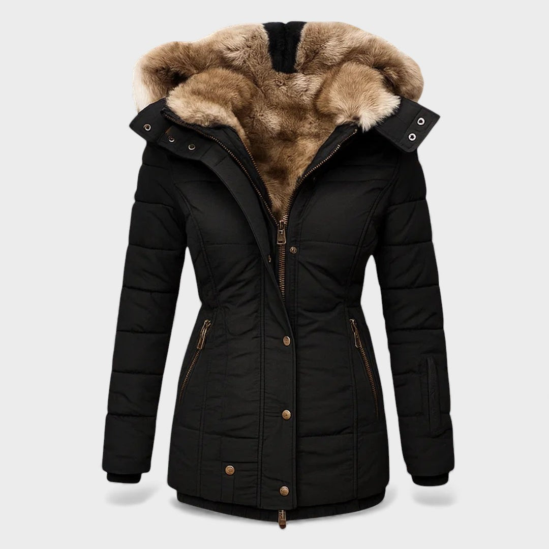 Alba™ | Cappotto invernale con fodera in pelliccia