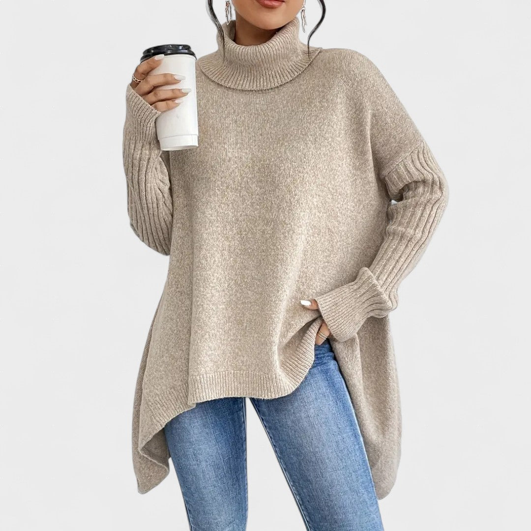 Adela™ | Maglione largo con collo alto