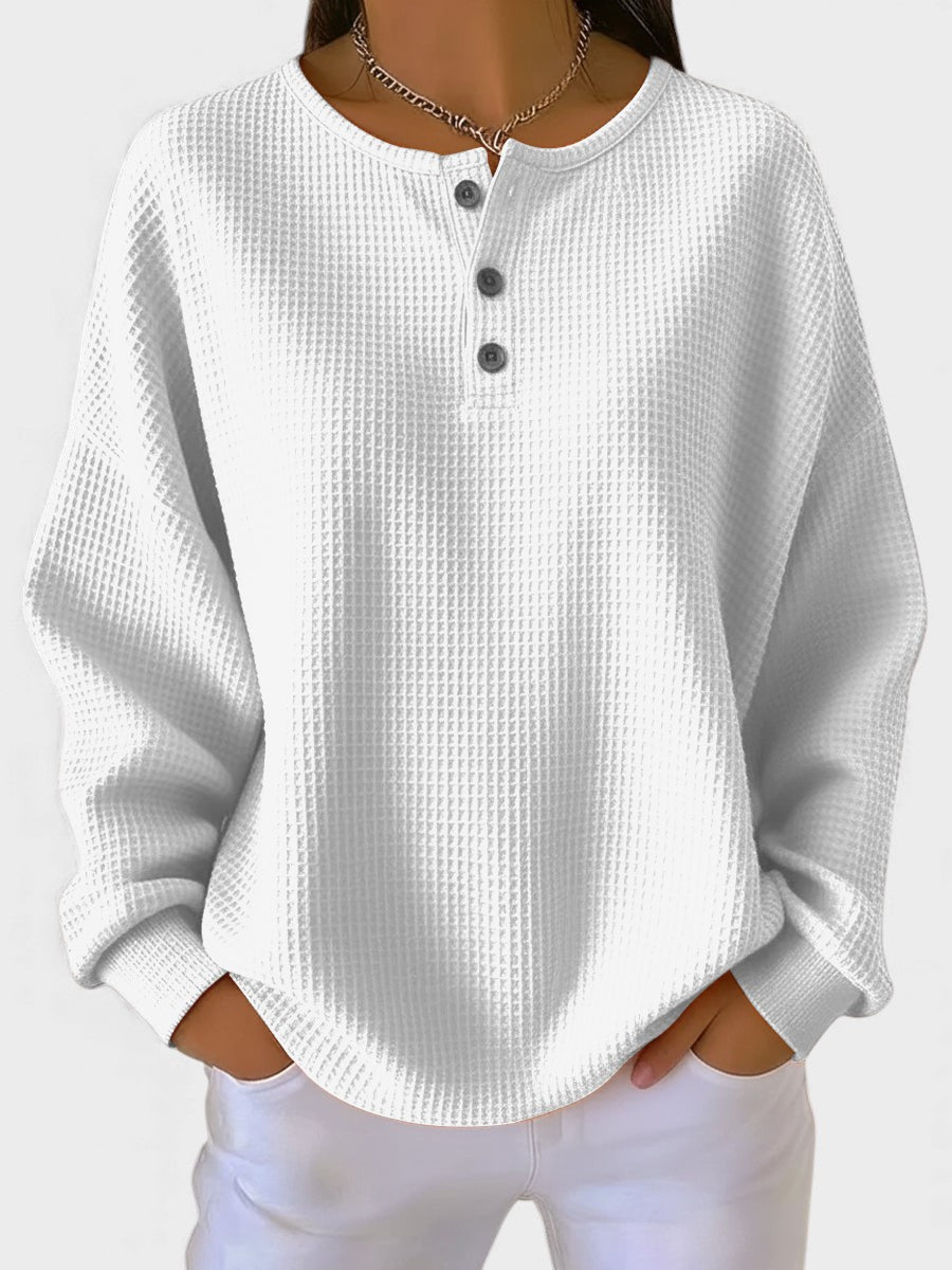 Rosa™ | Maglione waffle comodo ed elegante