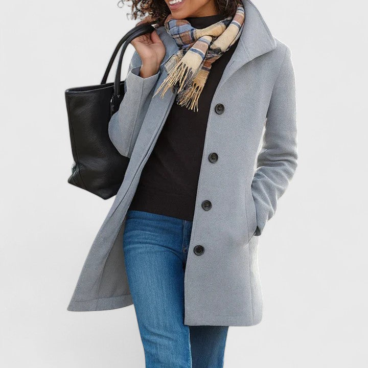 Gloria™ | Cappotto classico in misto lana