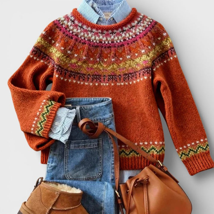 Eugenia™ | Maglione vintage a maglia