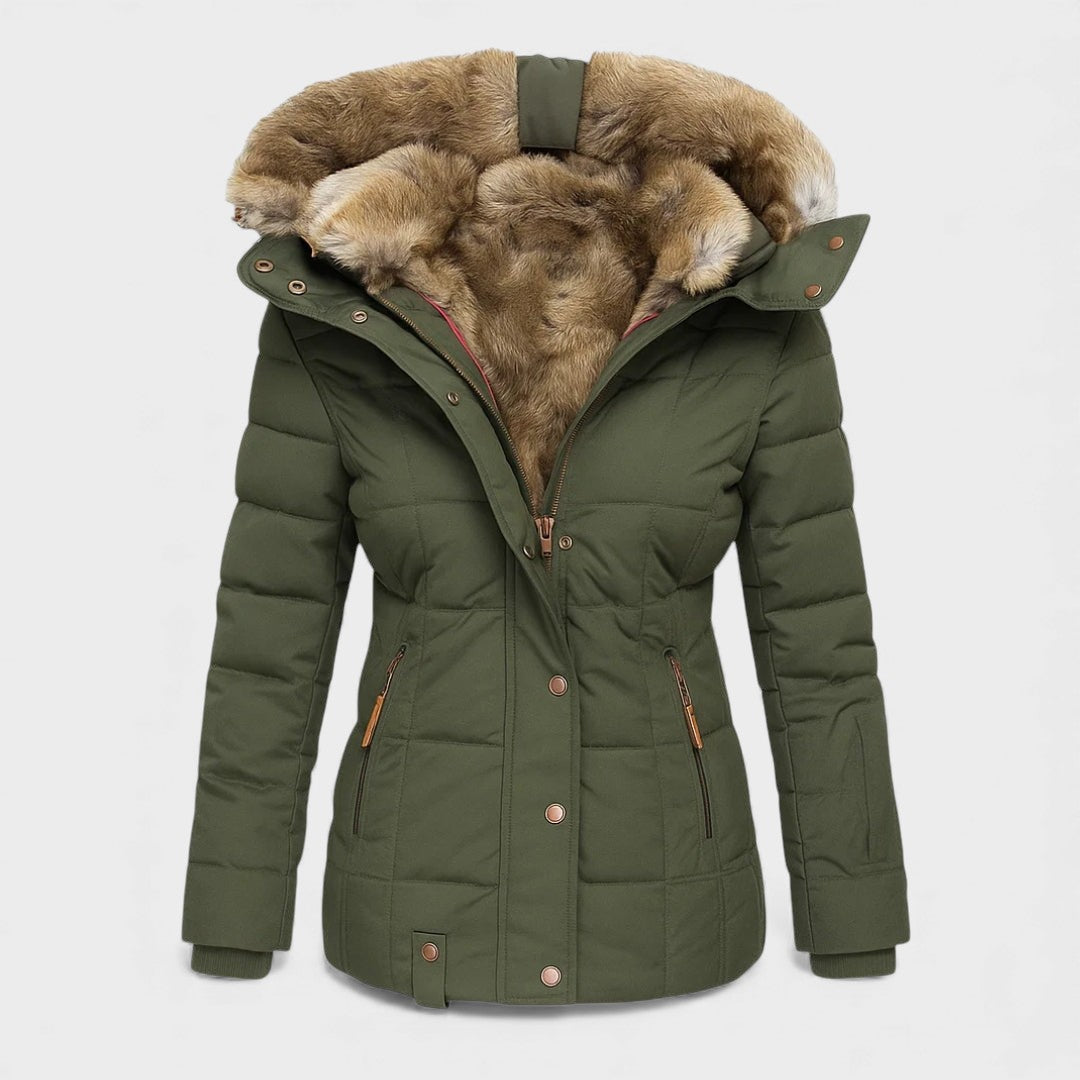 Alba™ | Cappotto invernale con fodera in pelliccia