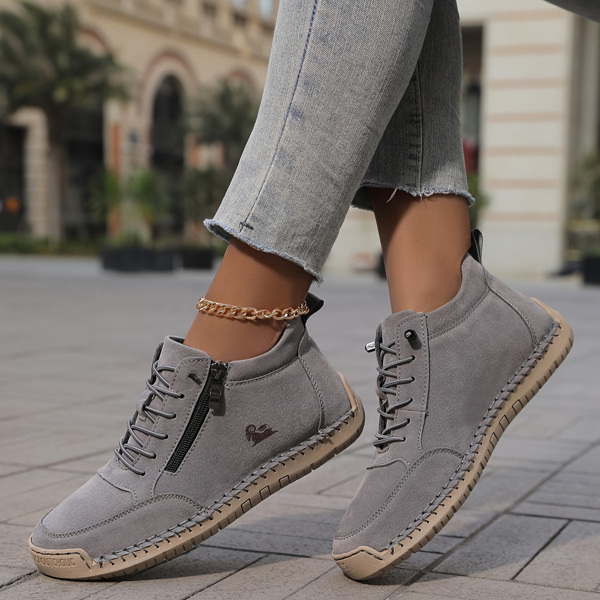 Noemi | Sneakers Ortopediche con Cerniera