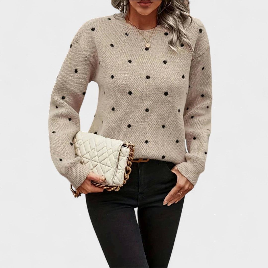 Carolina™ | Maglione a Maglia con Pois