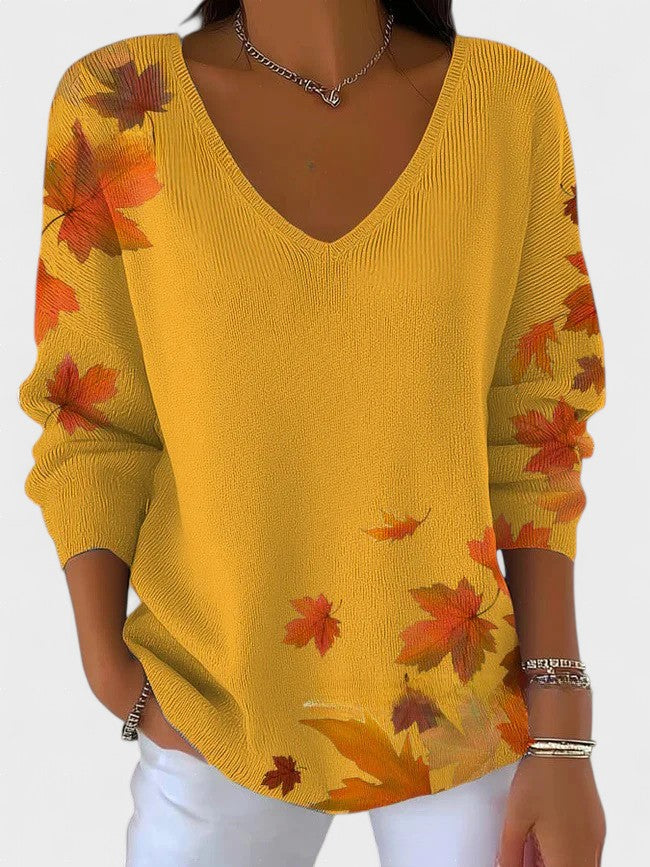 Maravillas™ | Maglione elegante con scollo a V