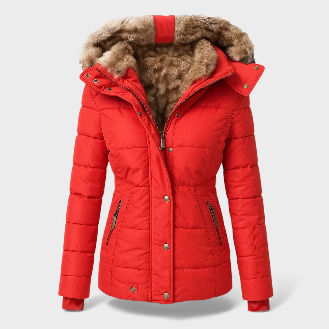 Alba™ | Cappotto invernale con fodera in pelliccia
